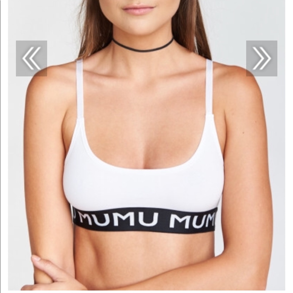 show me your mummy banded bra in WHITE